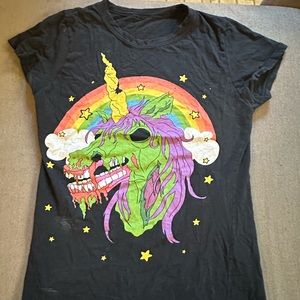 Zombie Unicorn Tee Shirt